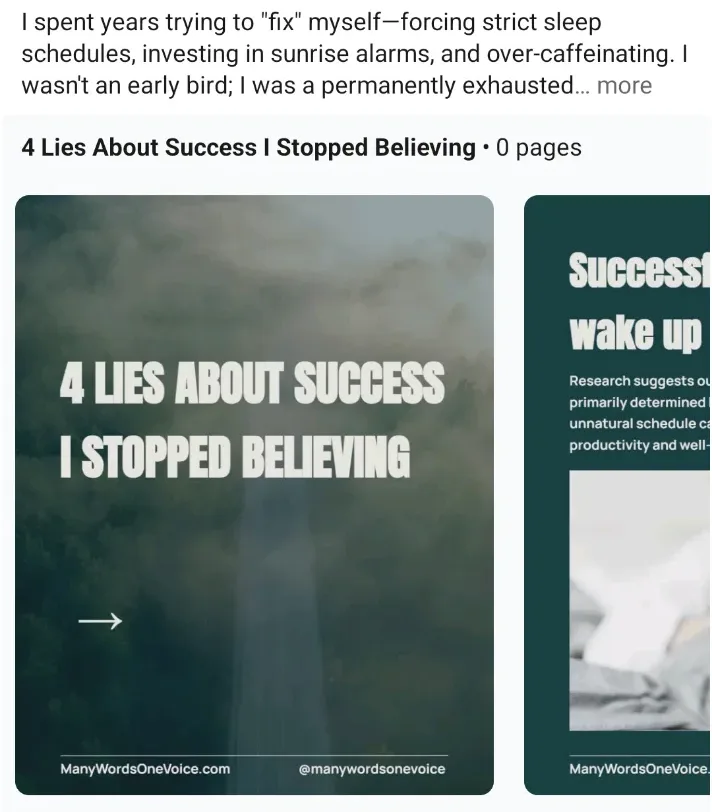 LinkedIn post generated by WaveGen