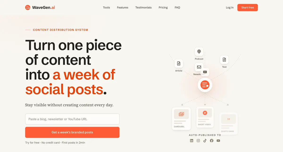 WaveGen homepage